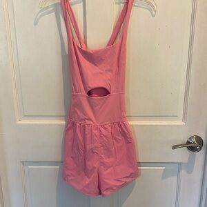 Elegant Pink Women's Romper